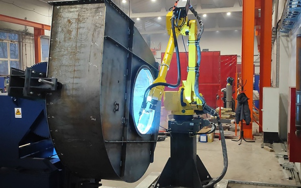 Robotic Welding Industrial Ventilation and Blower